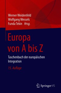 Imagen de portada: Europa von A bis Z 15th edition 9783658244545