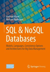 صورة الغلاف: SQL & NoSQL Databases 9783658245481