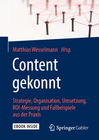 Imagen de portada: Content gekonnt 1st edition 9783658246198