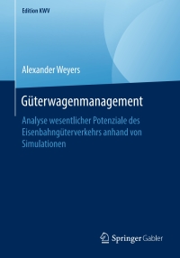Cover image: Güterwagenmanagement 9783658246587