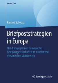 Imagen de portada: Briefpoststrategien in Europa 9783658246914