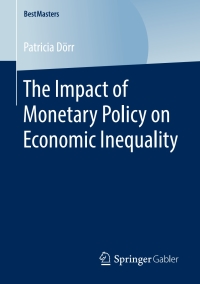 Cover image: The Impact of Monetary Policy on Economic Inequality 9783658248345