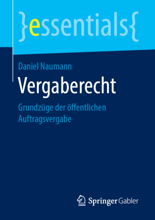 Imagen de portada: Vergaberecht 9783658248956