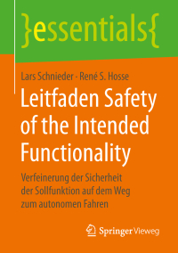 Cover image: Leitfaden Safety of the Intended Functionality 9783658250225