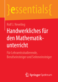 Cover image: Handwerkliches für den Mathematikunterricht 9783658251154