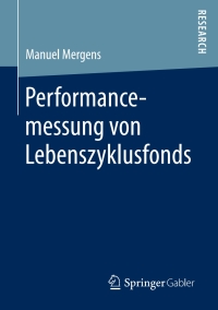 Cover image: Performancemessung von Lebenszyklusfonds 9783658252656