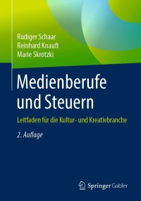 Cover image: Medienberufe und Steuern 2nd edition 9783658253073
