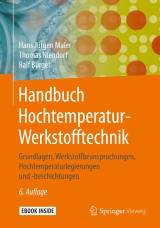 Imagen de portada: Handbuch Hochtemperatur-Werkstofftechnik 6th edition 9783658253134