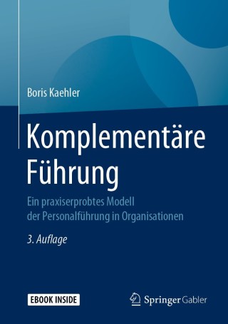 Imagen de portada: Komplementäre Führung 3rd edition 9783658253813