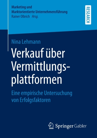Imagen de portada: Verkauf über Vermittlungsplattformen 9783658255978