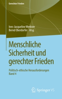 Titelbild: Menschliche Sicherheit und gerechter Frieden 9783658256142