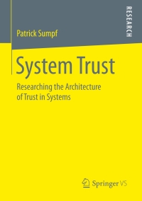 Immagine di copertina: System Trust 9783658256272