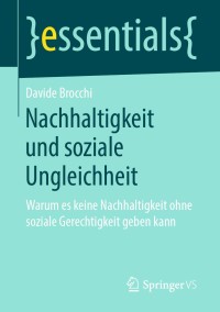 Imagen de portada: Nachhaltigkeit und soziale Ungleichheit 9783658256326