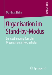 Cover image: Organisation im Stand-by-Modus 9783658256760