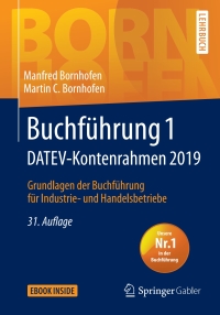 Imagen de portada: Buchführung 1 DATEV-Kontenrahmen 2019 31st edition 9783658256784