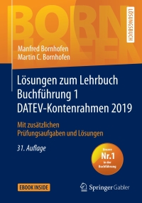 Immagine di copertina: Lösungen zum Lehrbuch Buchführung 1 DATEV-Kontenrahmen 2019 31st edition 9783658256807