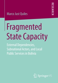 Cover image: Fragmented State Capacity 9783658257934