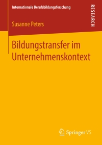 Cover image: Bildungstransfer im Unternehmenskontext 9783658258184