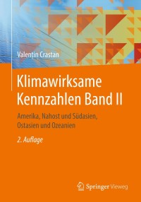 Titelbild: Klimawirksame Kennzahlen Band II 2nd edition 9783658258269
