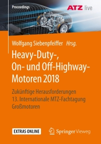 Cover image: Heavy-Duty-, On- und Off-Highway-Motoren 2018 9783658258887