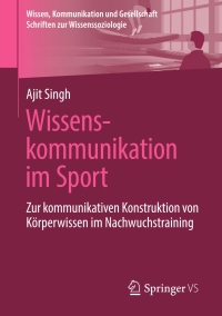 Imagen de portada: Wissenskommunikation im Sport 9783658259402