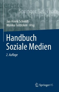 Cover image: Handbuch Soziale Medien 2nd edition 9783658259945