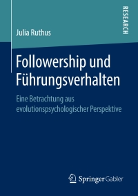 Imagen de portada: Followership und Führungsverhalten 9783658260002