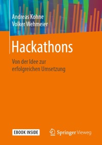 Cover image: Hackathons 9783658260279