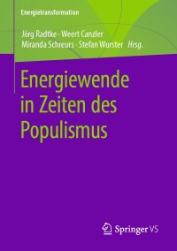 Cover image: Energiewende in Zeiten des Populismus 9783658261023