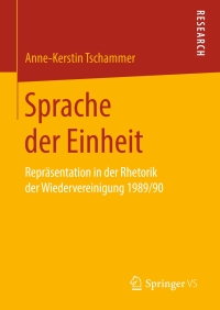 Imagen de portada: Sprache der Einheit 9783658262006