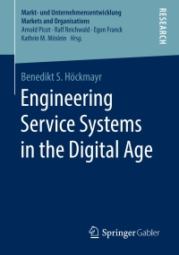 Imagen de portada: Engineering Service Systems in the Digital Age 9783658262020