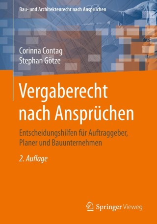 Imagen de portada: Vergaberecht nach Ansprüchen 2nd edition 9783658262402