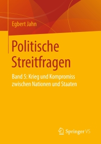 Cover image: Politische Streitfragen 9783658262853