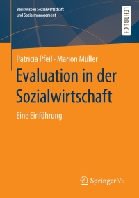 Cover image: Evaluation in der Sozialwirtschaft 9783658263218