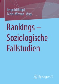 Omslagafbeelding: Rankings – Soziologische Fallstudien 9783658263652