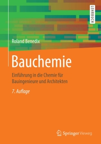Cover image: Bauchemie 7th edition 9783658264413