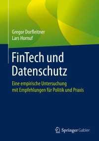 Cover image: FinTech und Datenschutz 9783658264994