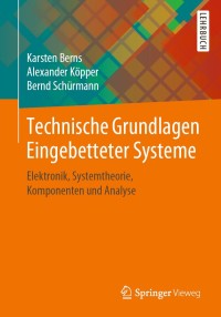 Imagen de portada: Technische Grundlagen Eingebetteter Systeme 9783658265151