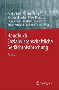 Cover image: Handbuch Sozialwissenschaftliche Gedächtnisforschung 9783658265557