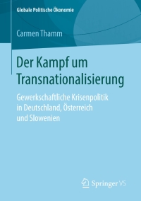 Cover image: Der Kampf um Transnationalisierung 9783658265779