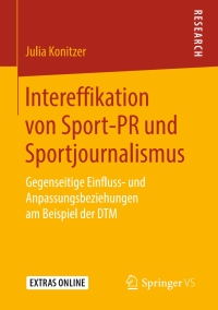 Cover image: Intereffikation von Sport-PR und Sportjournalismus 9783658266295