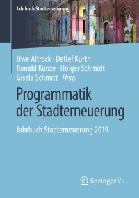 Cover image: Programmatik der Stadterneuerung 9783658267643