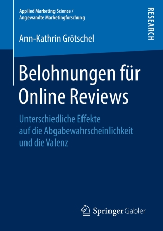 Imagen de portada: Belohnungen für Online Reviews 9783658269340