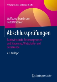 Cover image: Abschlussprüfungen 13th edition 9783658270070