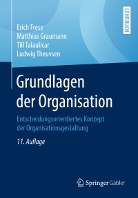 Cover image: Grundlagen der Organisation 11th edition 9783658270537