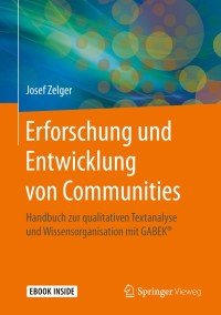 صورة الغلاف: Erforschung und Entwicklung von Communities 9783658270988