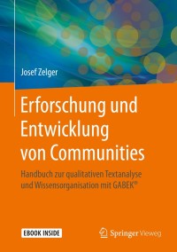 Imagen de portada: Erforschung und Entwicklung von Communities 9783658270988