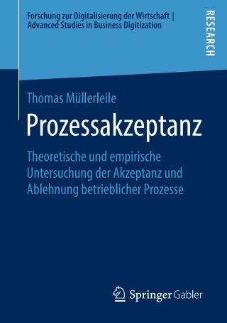 Imagen de portada: Prozessakzeptanz 9783658271022