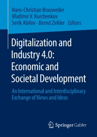 Cover image: Digitalization and Industry 4.0: Economic and Societal Development 1st edition 9783658271091