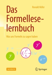 Cover image: Das Formelleselernbuch 3rd edition 9783658271381